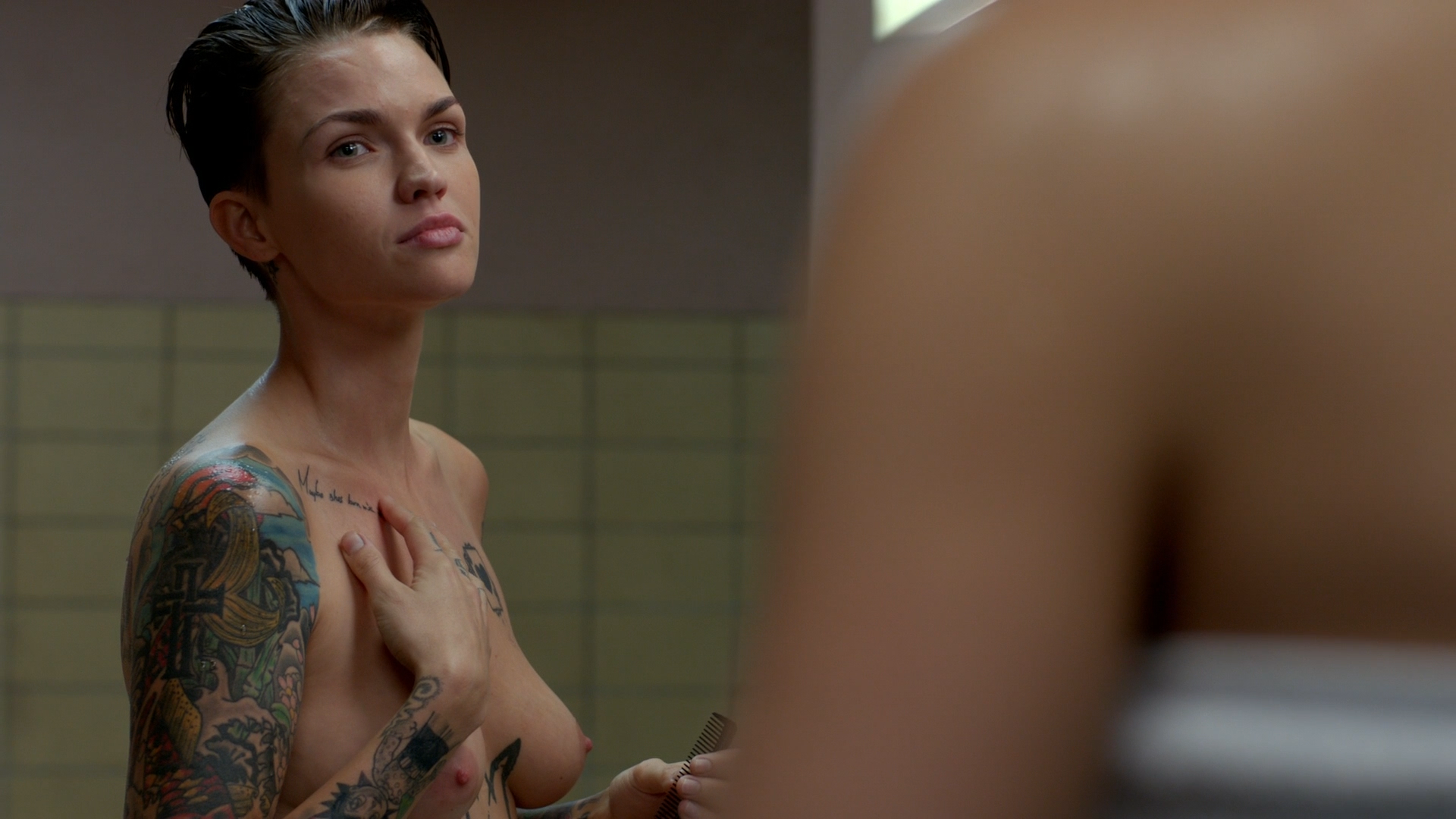 The Meg’s Ruby Rose Will Raise Your Fin At Mr Skin